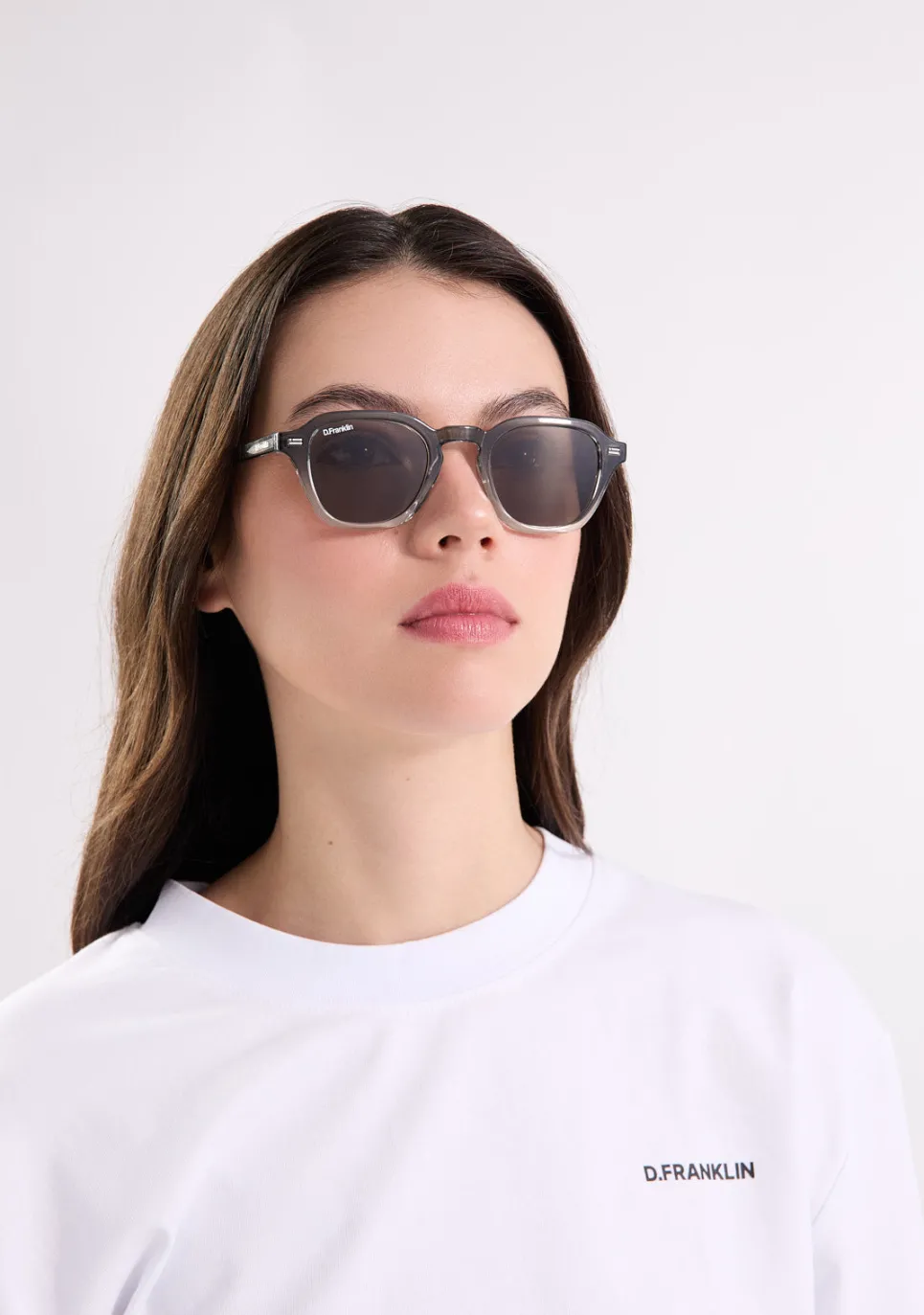 D.Franklin Ultra Light S Square Gradient Grey / Brown|Damen Polarisierte Sonnenbrillen|Polarisierte Sonnenbrillen