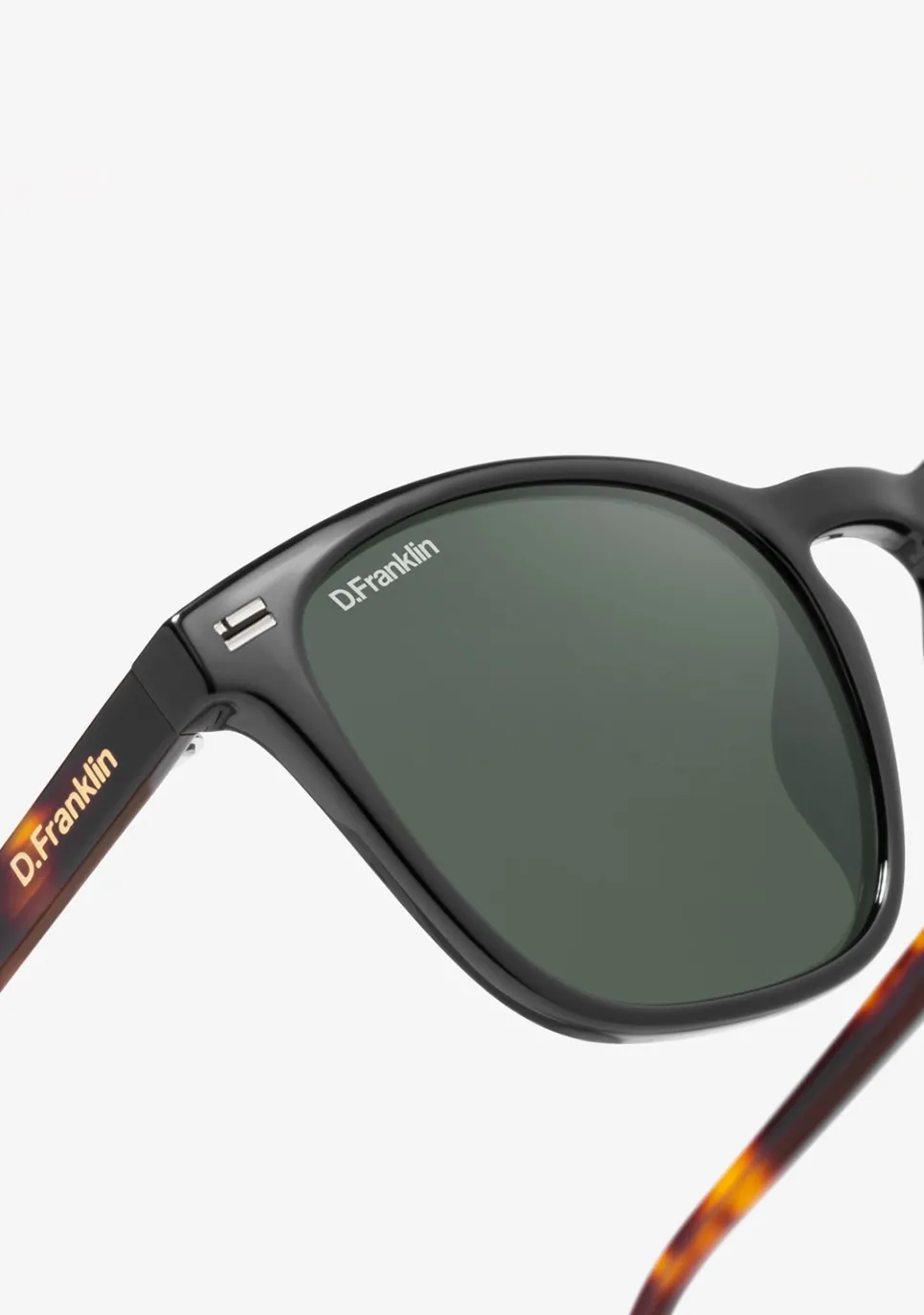 D.Franklin Ultra Light SQ High Black / G15|Damen Eckige Sonnenbrillen|Polarisierte Sonnenbrillen