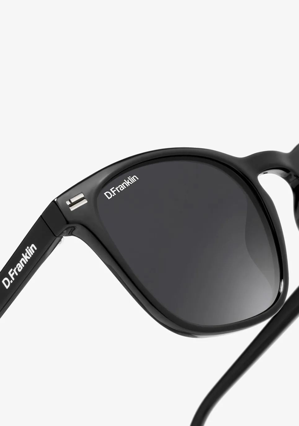 D.Franklin Ultra Light SQ High Black / Black|Damen Eckige Sonnenbrillen|Polarisierte Sonnenbrillen