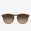 D.Franklin Ultra Light SQ High Brown / Grad Brown|Damen Eckige Sonnenbrillen|Polarisierte Sonnenbrillen