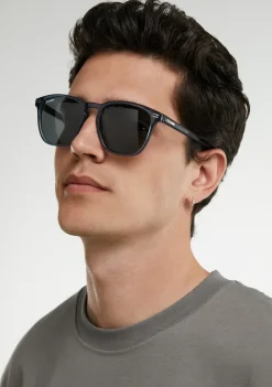 D.Franklin Ultra Light SQ High Navy / Black|Damen Eckige Sonnenbrillen|Polarisierte Sonnenbrillen