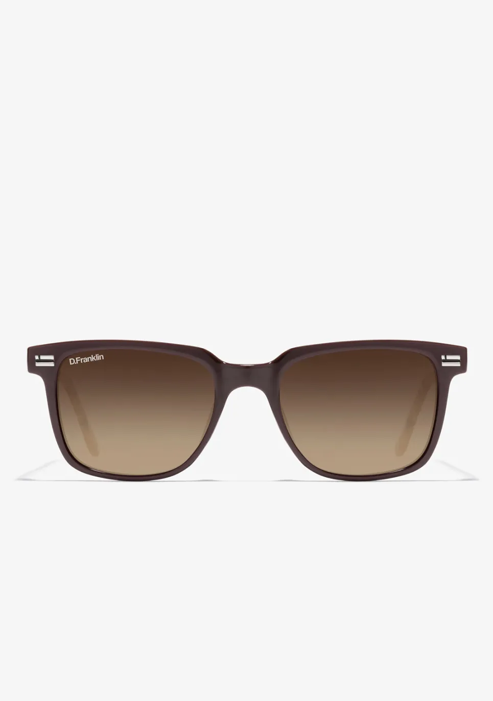 D.Franklin Ultra Light SQ Low Brown / Grad Brown|Damen Eckige Sonnenbrillen|Polarisierte Sonnenbrillen