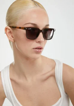 D.Franklin Ultra Light SQ Low Brown / Grad Brown|Damen Eckige Sonnenbrillen|Polarisierte Sonnenbrillen