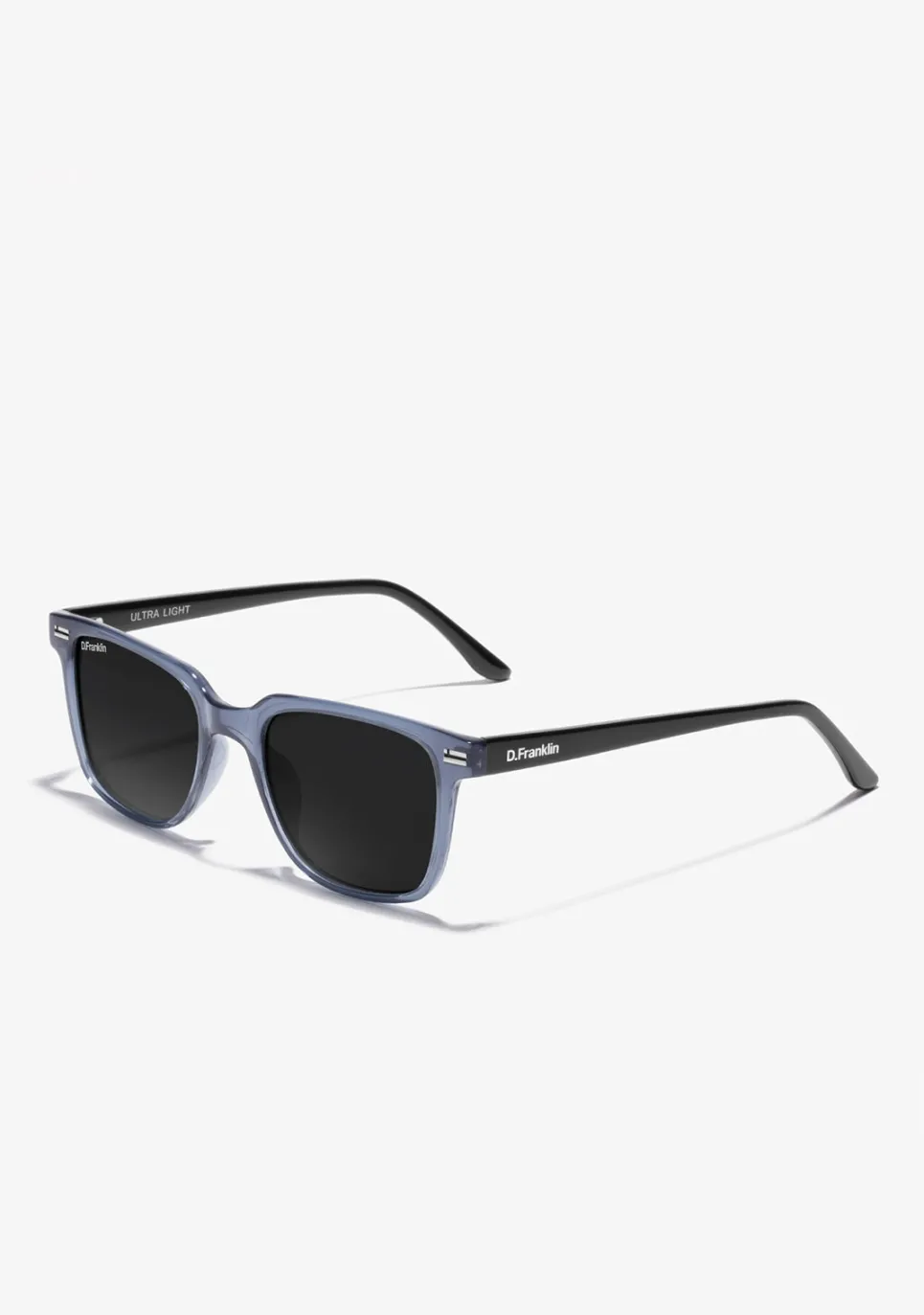 D.Franklin Ultra Light SQ Low Navy / Black|Damen Eckige Sonnenbrillen|Polarisierte Sonnenbrillen