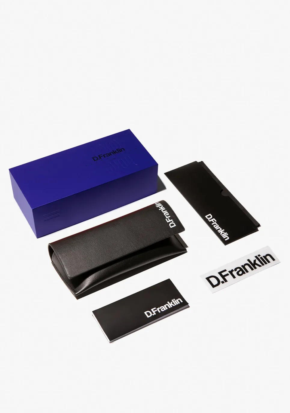 D.Franklin Ultra Light SQ Low Navy / Black|Damen Eckige Sonnenbrillen|Polarisierte Sonnenbrillen