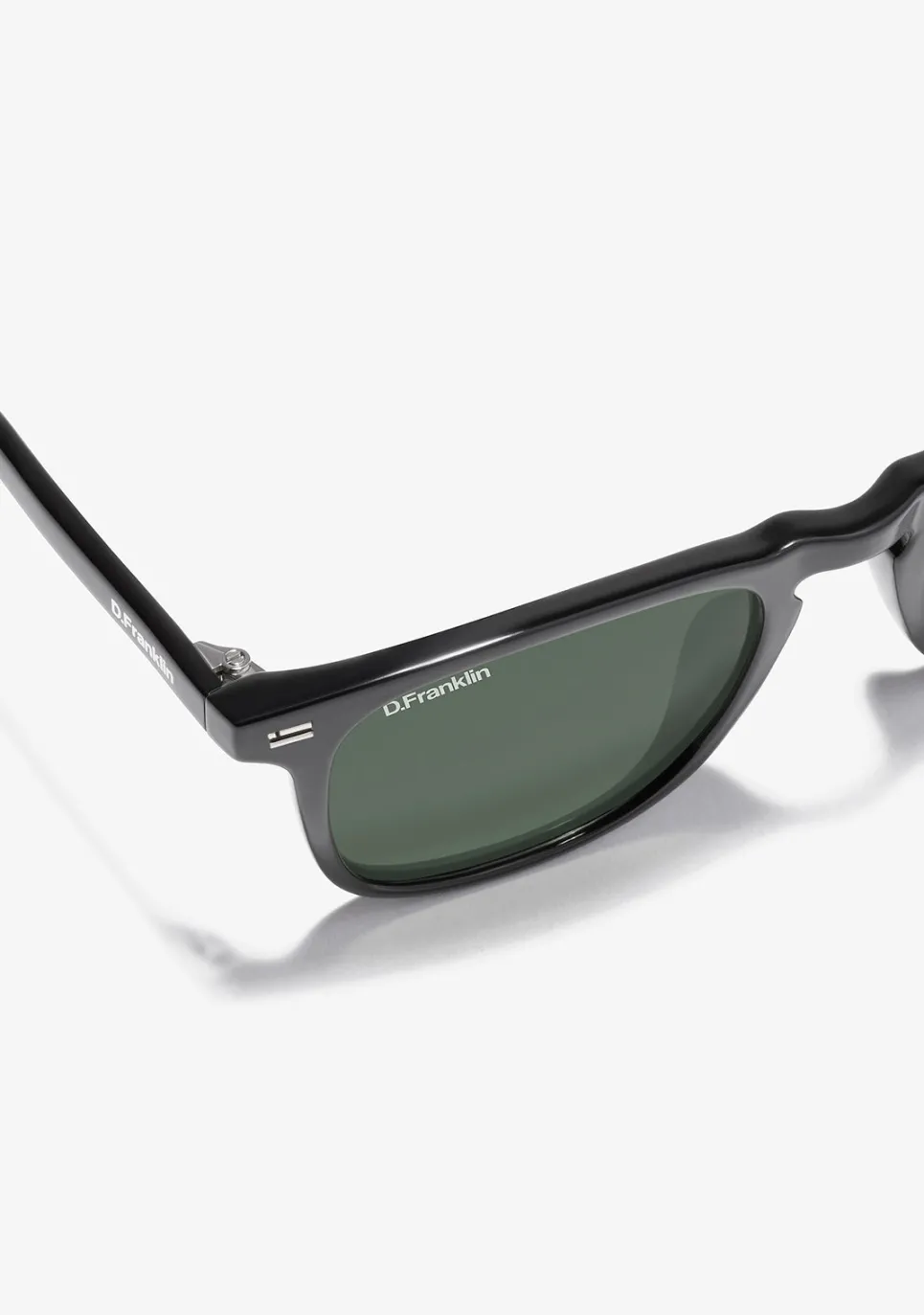 D.Franklin Ultra Light SQ Med Black / G15|Damen Eckige Sonnenbrillen|Polarisierte Sonnenbrillen