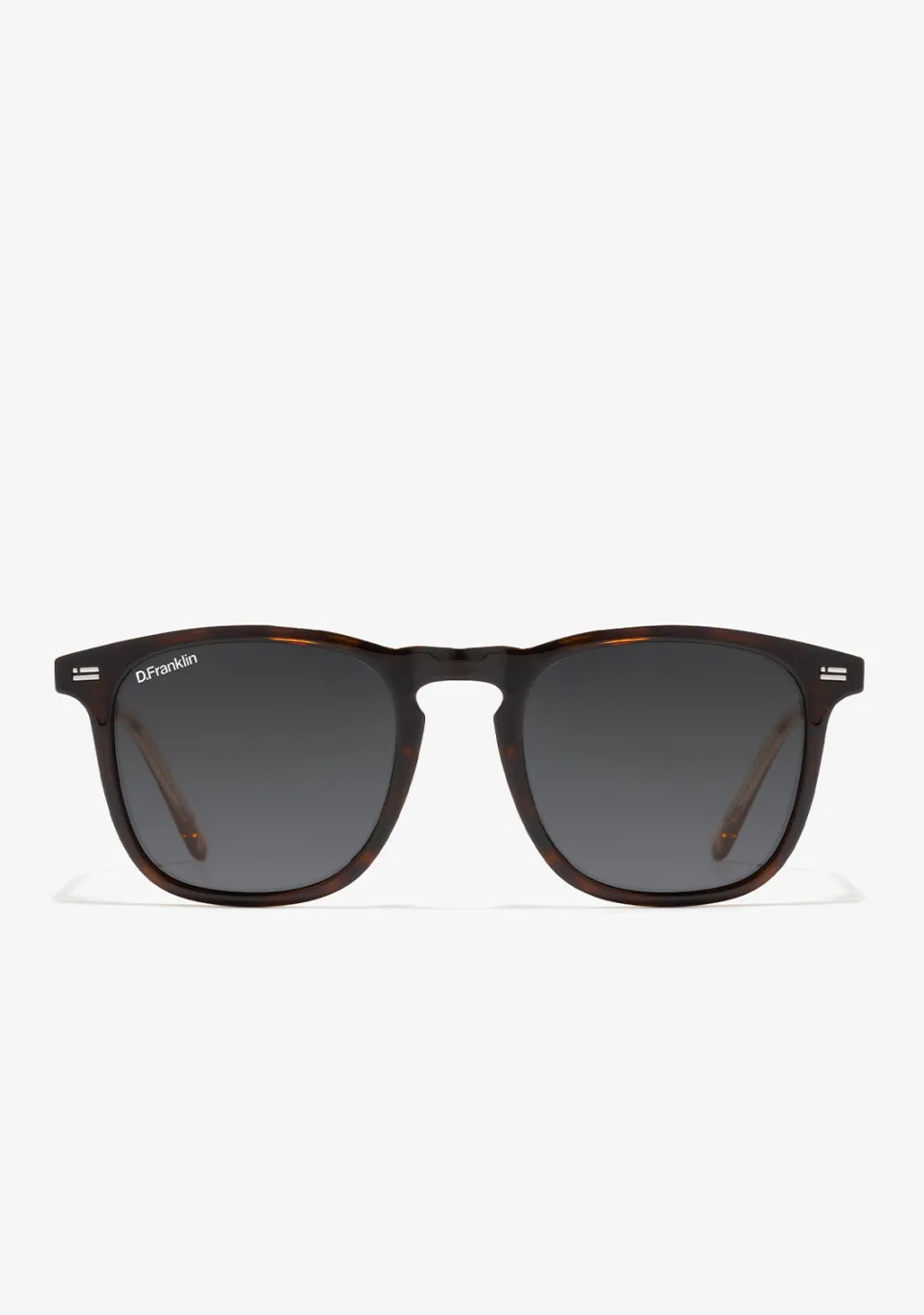 D.Franklin Ultra Light SQ Med Tortoise / Smoke|Damen Eckige Sonnenbrillen|Polarisierte Sonnenbrillen