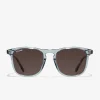 D.Franklin Ultra Light SQ Med Transparent / Smoke|Damen Eckige Sonnenbrillen|Polarisierte Sonnenbrillen