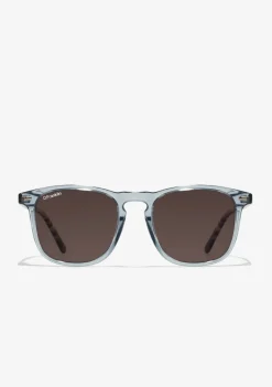 D.Franklin Ultra Light SQ Med Transparent / Smoke|Damen Eckige Sonnenbrillen|Polarisierte Sonnenbrillen