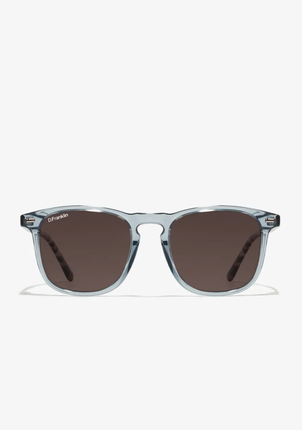 D.Franklin Ultra Light SQ Med Transparent / Smoke|Damen Eckige Sonnenbrillen|Polarisierte Sonnenbrillen
