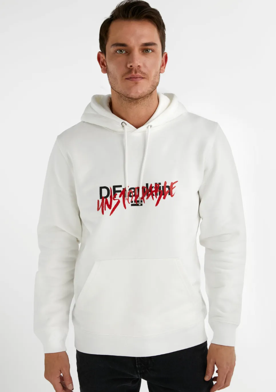 D.Franklin Unstoppable Hoode White|Herren Sweatshirts