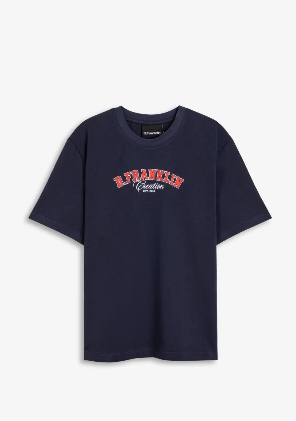 D.Franklin Varsity Est 2024 T-Shirt Navy|Damen T-Shirts|T-Shirts
