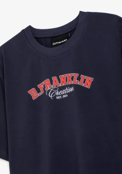 D.Franklin Varsity Est 2024 T-Shirt Navy|Damen T-Shirts|T-Shirts