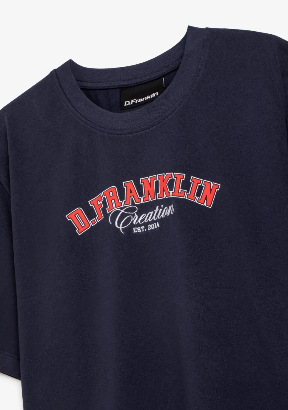 D.Franklin Varsity Est 2024 T-Shirt Navy|Damen T-Shirts|T-Shirts