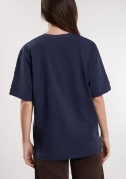 D.Franklin Varsity Est 2024 T-Shirt Navy|Damen T-Shirts|T-Shirts