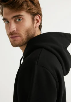 D.Franklin Varsity Hoodie Black / White|Damen Sweatshirts|Sweatshirts