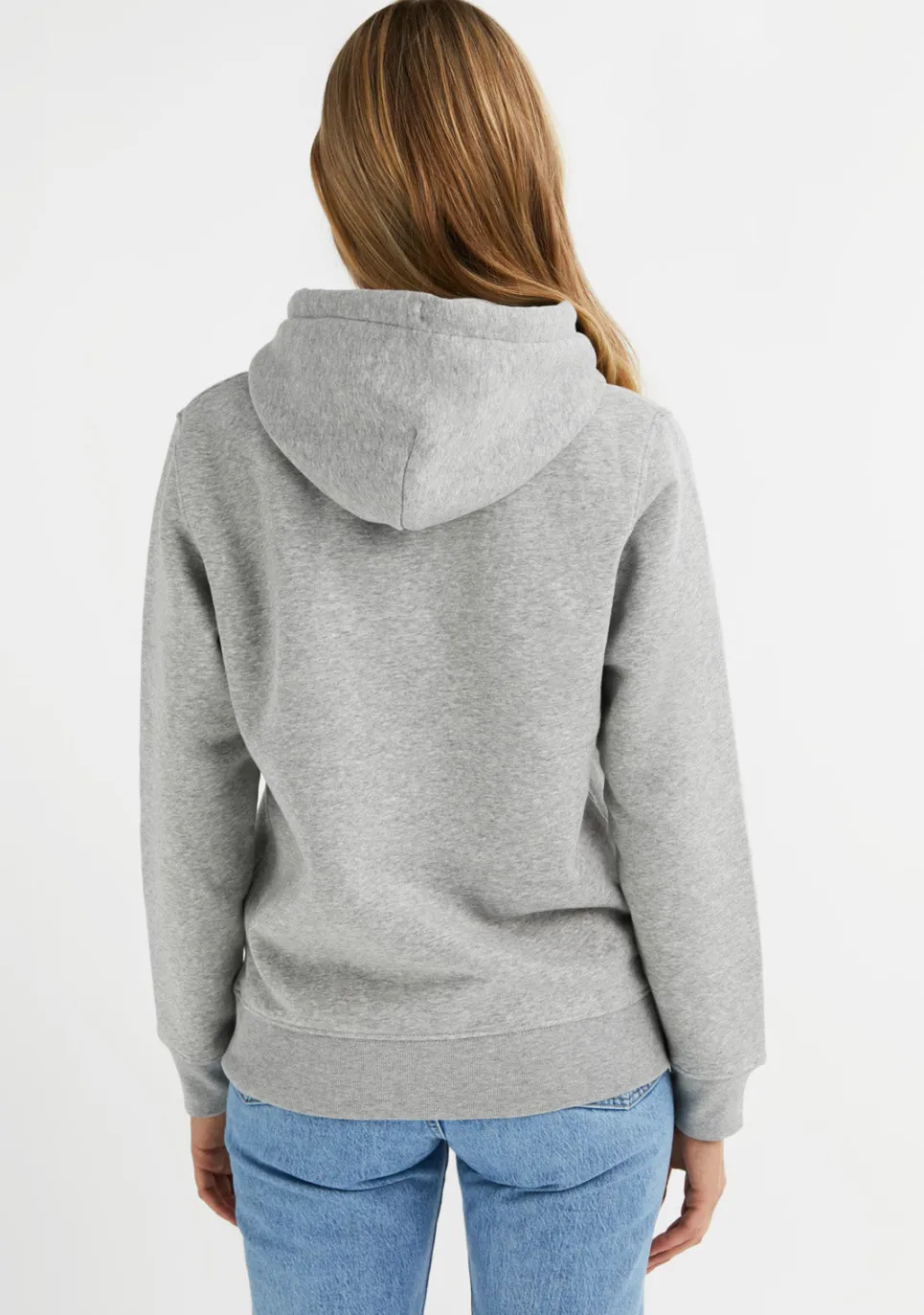 D.Franklin Varsity Hoodie Grey / Black|Damen Sweatshirts|Sweatshirts
