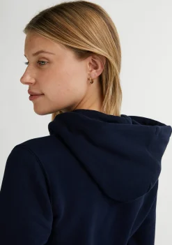 D.Franklin Varsity Hoodie Navy / White|Damen Sweatshirts|Sweatshirts