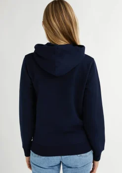 D.Franklin Varsity Hoodie Navy / White|Damen Sweatshirts|Sweatshirts