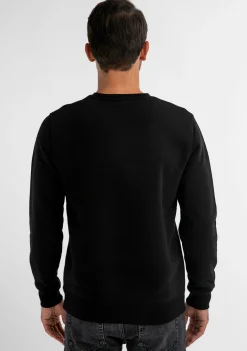 D.Franklin Varsity Sweatshirt Black / White|Herren Sweatshirts