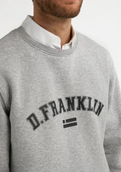 D.Franklin Varsity Sweatshirt Grey / Black|Herren Sweatshirts