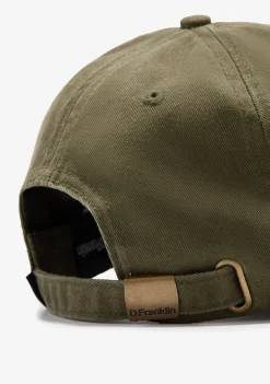 D.Franklin Varsity Washed Cap Army Green|Damen Kappen|Kappen