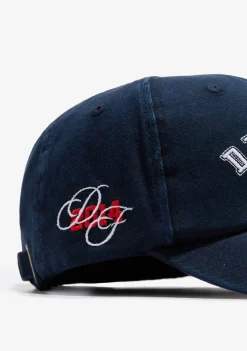 D.Franklin Varsity Washed Cap Navy|Damen Kappen|Kappen