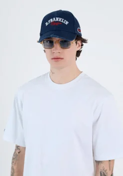 D.Franklin Varsity Washed Cap Navy|Damen Kappen|Kappen
