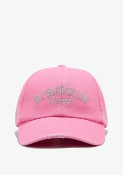 D.Franklin Varsity Washed Cap Pink|Damen Kappen|Kappen