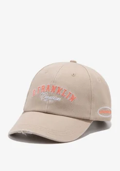 D.Franklin Varsity Washed Cap Sand|Damen Kappen|Kappen