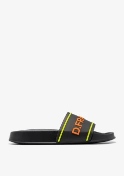 D.Franklin Venice Slide Black / Orange|Herren Sandalen