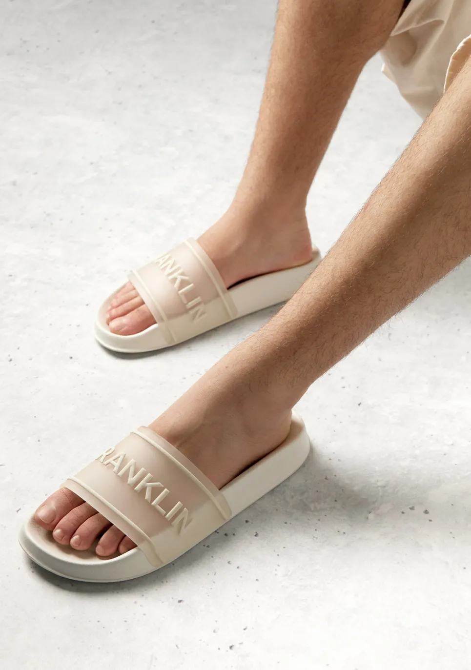 D.Franklin Venice Slide Off White|Damen Sandalen|Sandalen