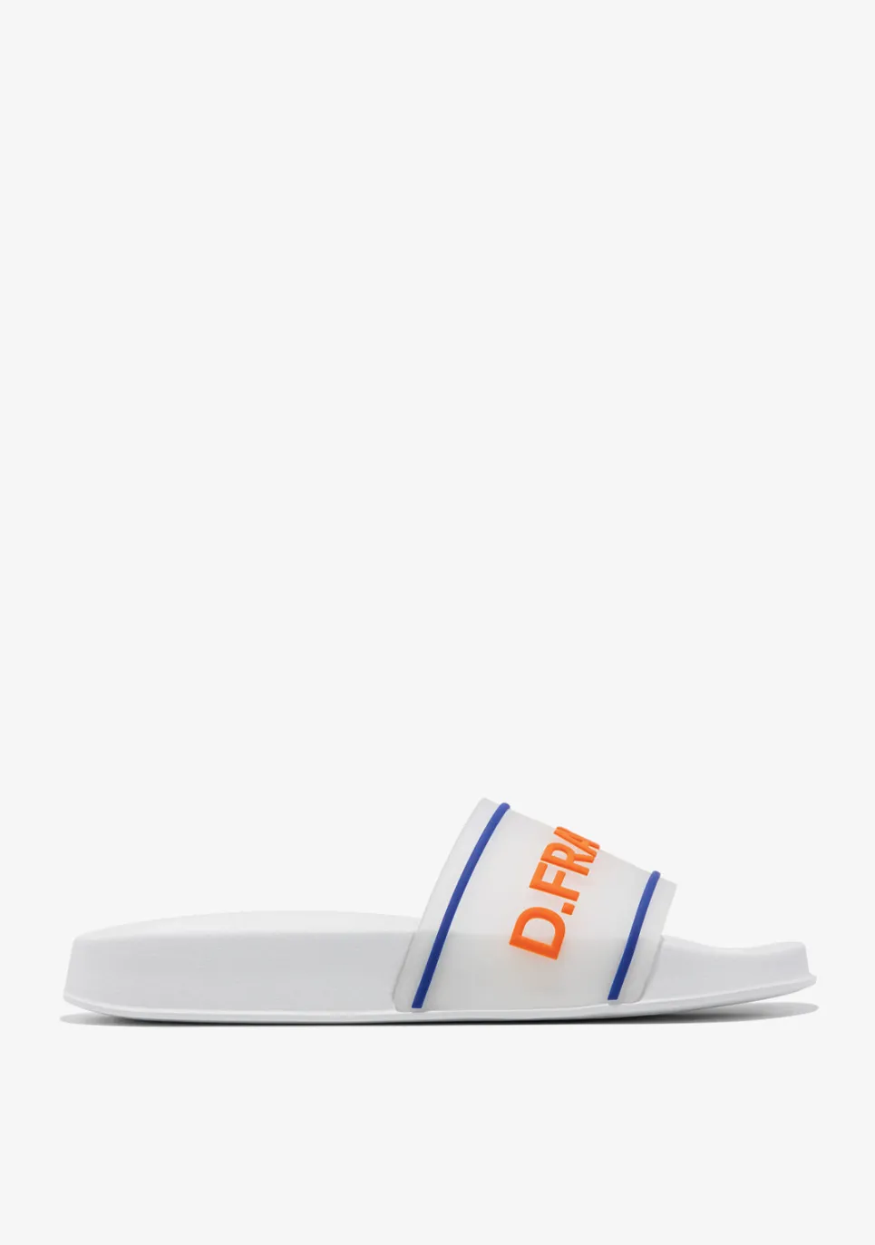 D.Franklin Venice Slide White / Orange|Herren Sandalen