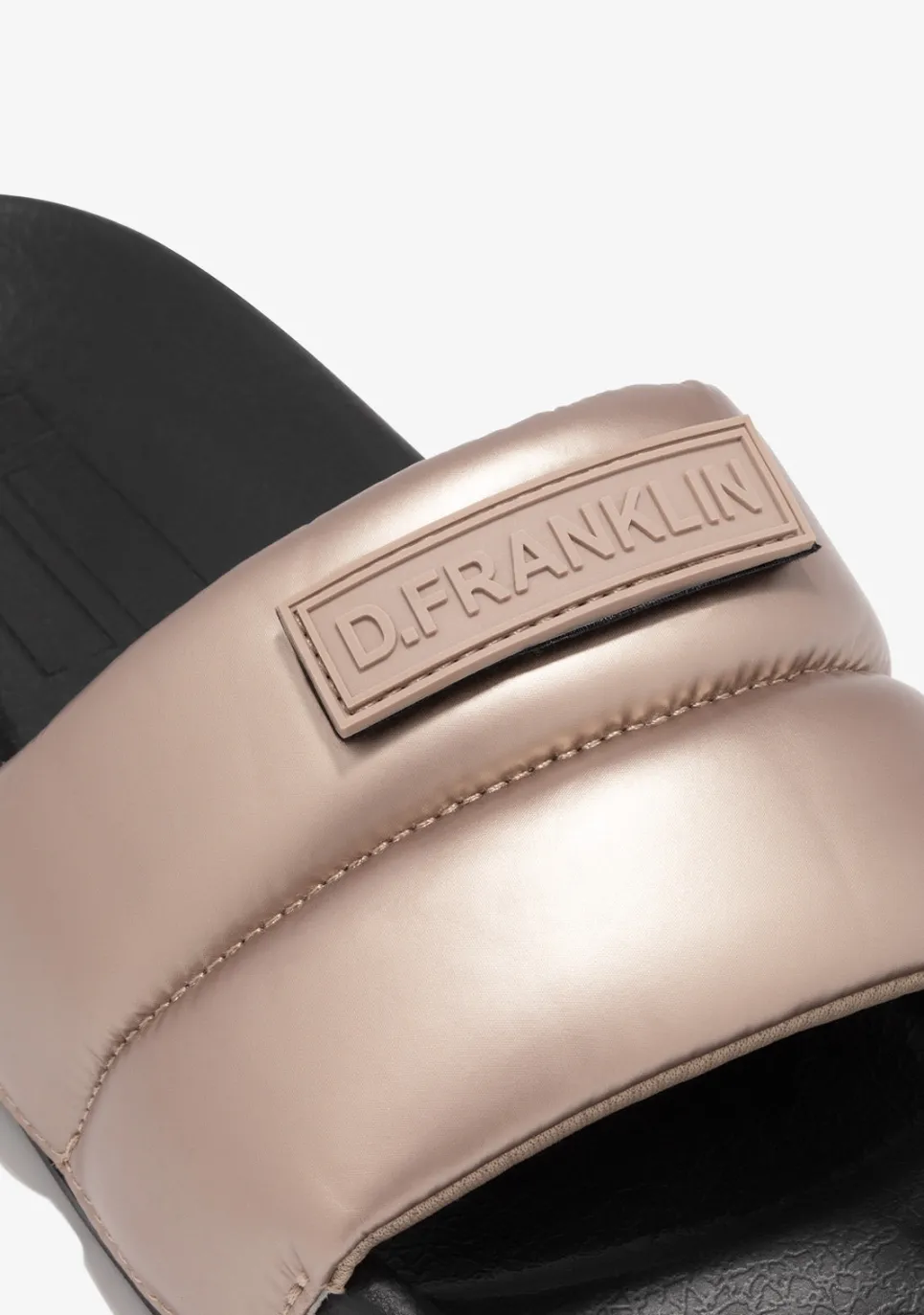 D.Franklin Venice Slides Gold|Damen Sandalen