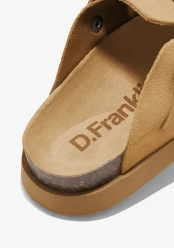 D.Franklin Vibe Clog Buckle Tan|Damen Sandalen