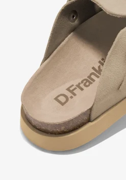D.Franklin Vibe Clog Buckle Taupe|Damen Sandalen