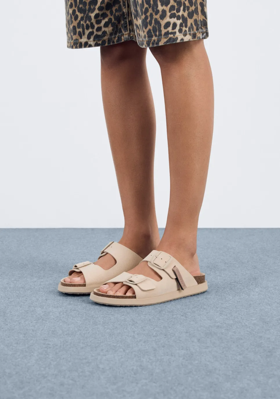 D.Franklin Vibe Sandals Buckle Beige|Damen Sandalen