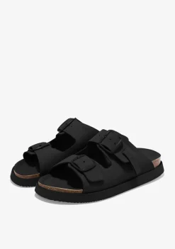 D.Franklin Vibe Sandals Buckle Black|Damen Sandalen|Sandalen
