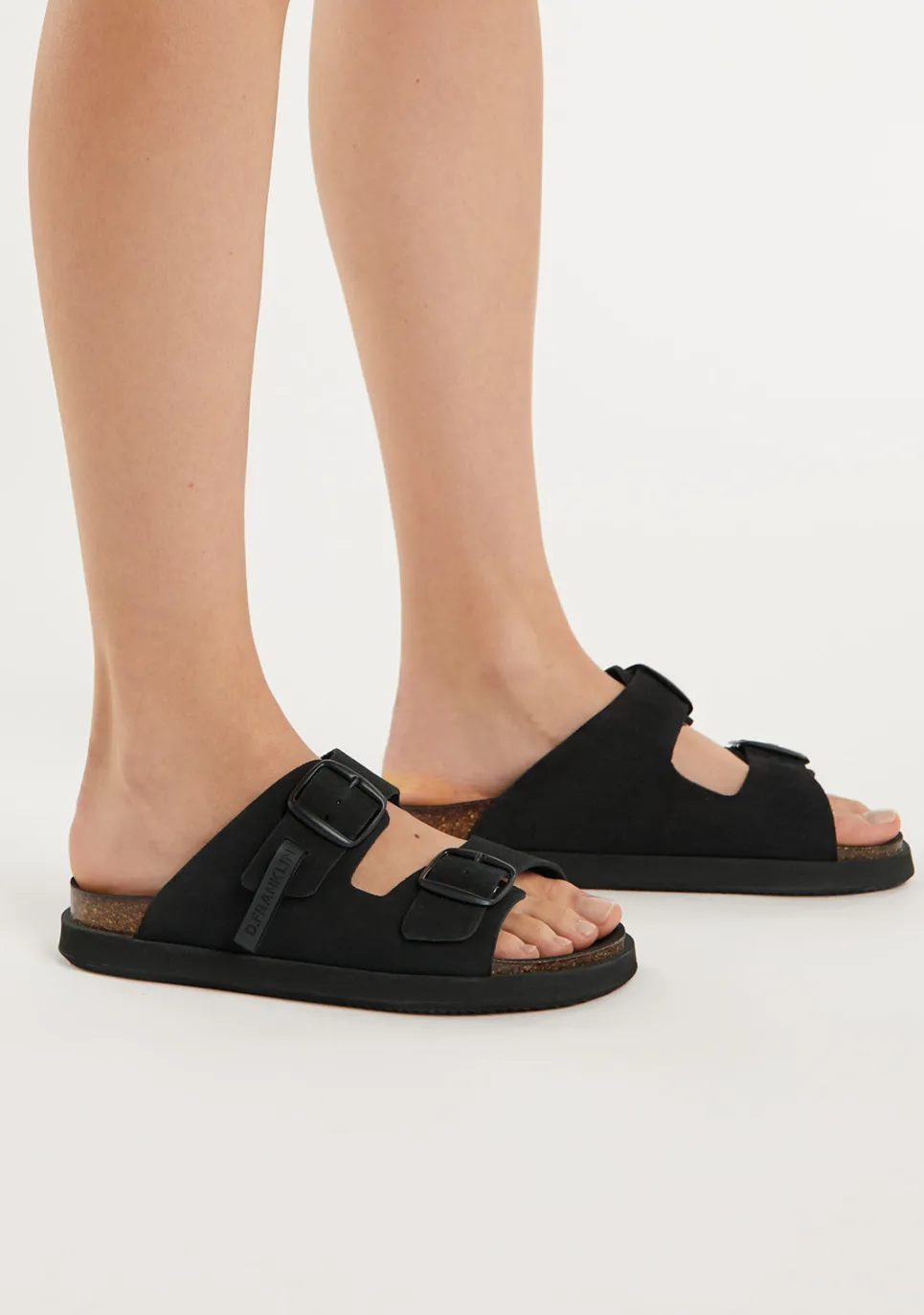 D.Franklin Vibe Sandals Buckle Black|Damen Sandalen|Sandalen