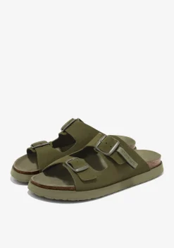 D.Franklin Vibe Sandals Buckle Dark Khaki|Herren Sandalen