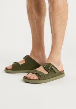 D.Franklin Vibe Sandals Buckle Dark Khaki|Herren Sandalen