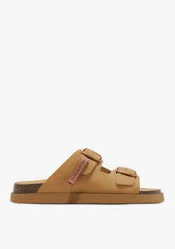 D.Franklin Vibe Sandals Buckle Tan|Damen Sandalen