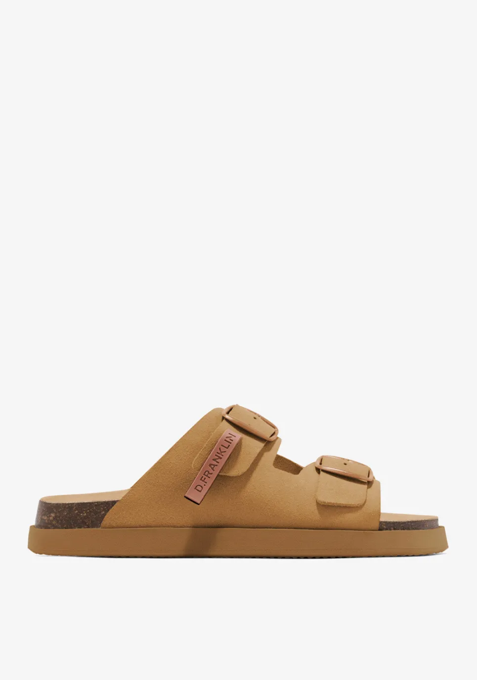 D.Franklin Vibe Sandals Buckle Tan|Damen Sandalen