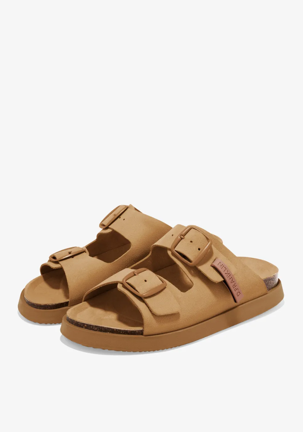D.Franklin Vibe Sandals Buckle Tan|Damen Sandalen