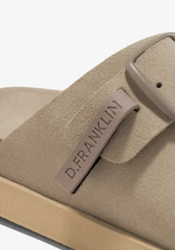 D.Franklin Vibe Sandals Buckle Taupe|Damen Sandalen|Sandalen