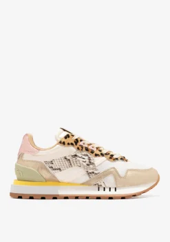 D.Franklin Vibla Zig Patch Gold|Damen Sneakers
