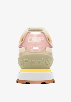 D.Franklin Vibla Zig Patch Gold|Damen Sneakers