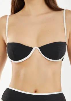 D.Franklin Wake Top Black|Damen Bikinis Und Einteiler