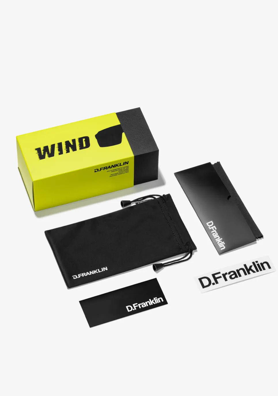 D.Franklin Wind Black / Blue|Damen Sport-Sonnenbrillen|Sport-Sonnenbrillen