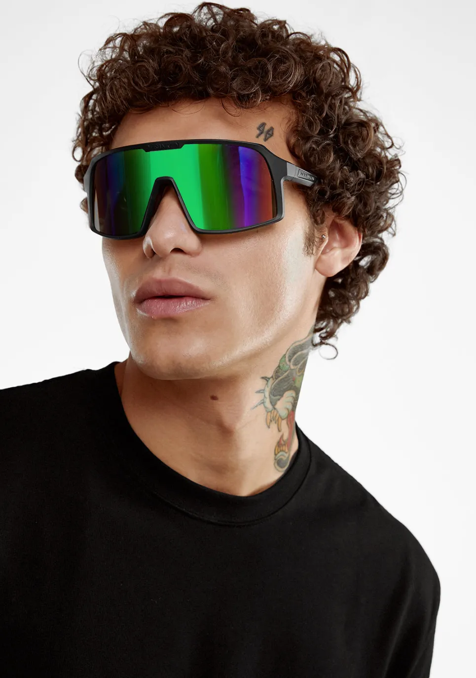 D.Franklin Wind Black / Green|Damen Sport-Sonnenbrillen|Sport-Sonnenbrillen